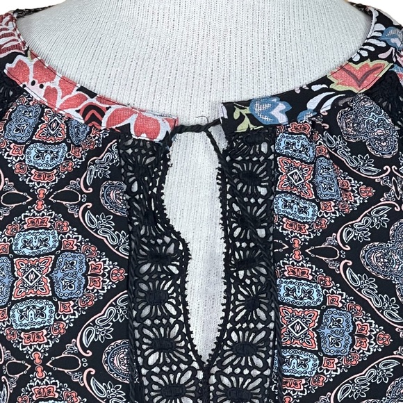 Ban Jara Women’s Boho Top With Statement Sleeves & Beaded Tassel Ties XS - Picture 2 of 15